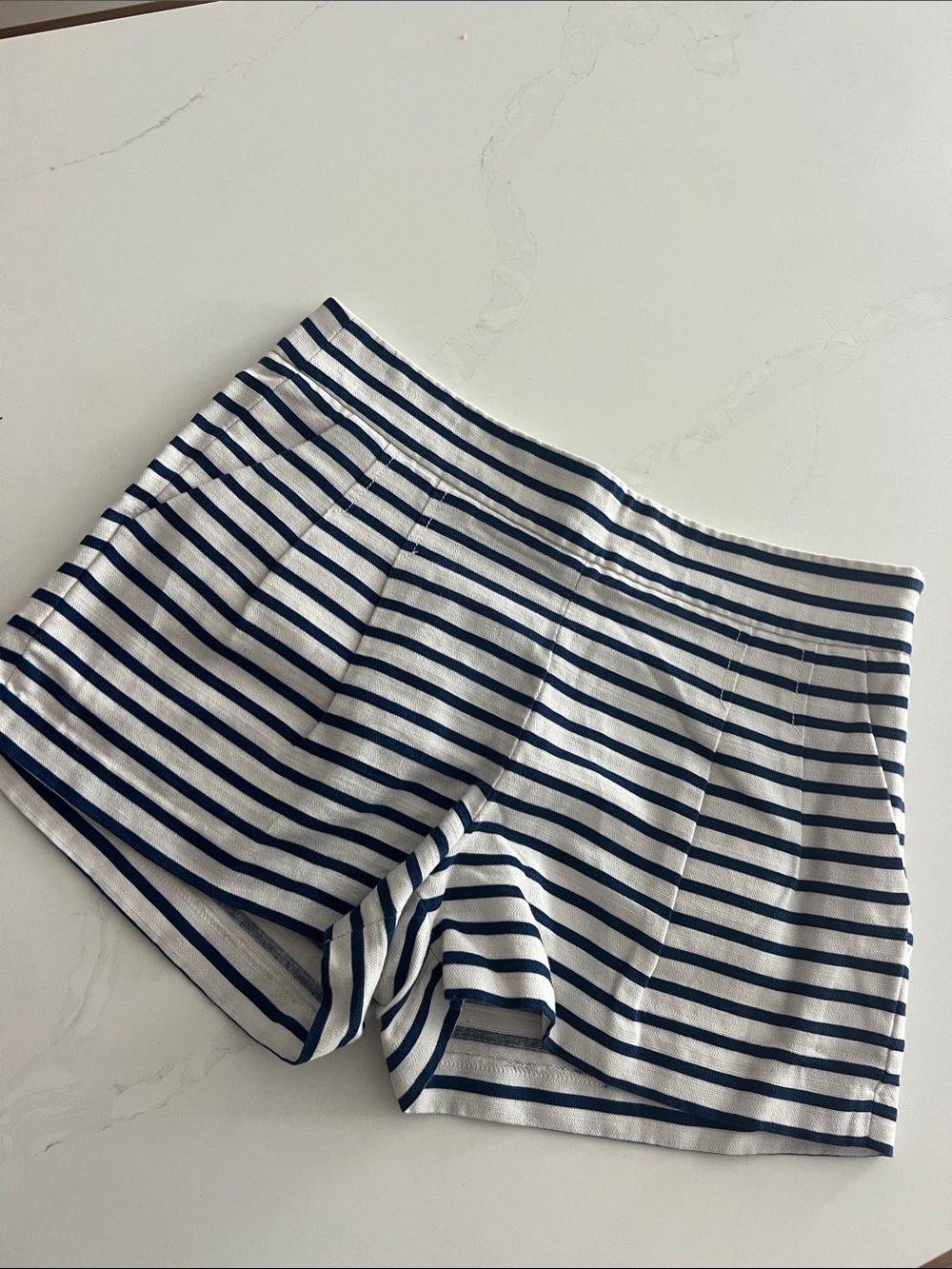 J. Crew Navy and White Striped Women’s Shorts